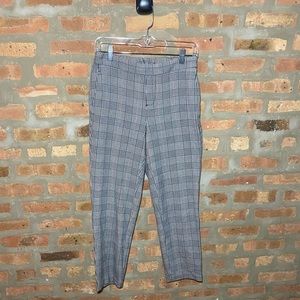 Old Navy Cotton Stretch plaid business work pants